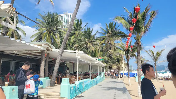  나트랑 빈펄 비치프론트 호텔 앞 해변